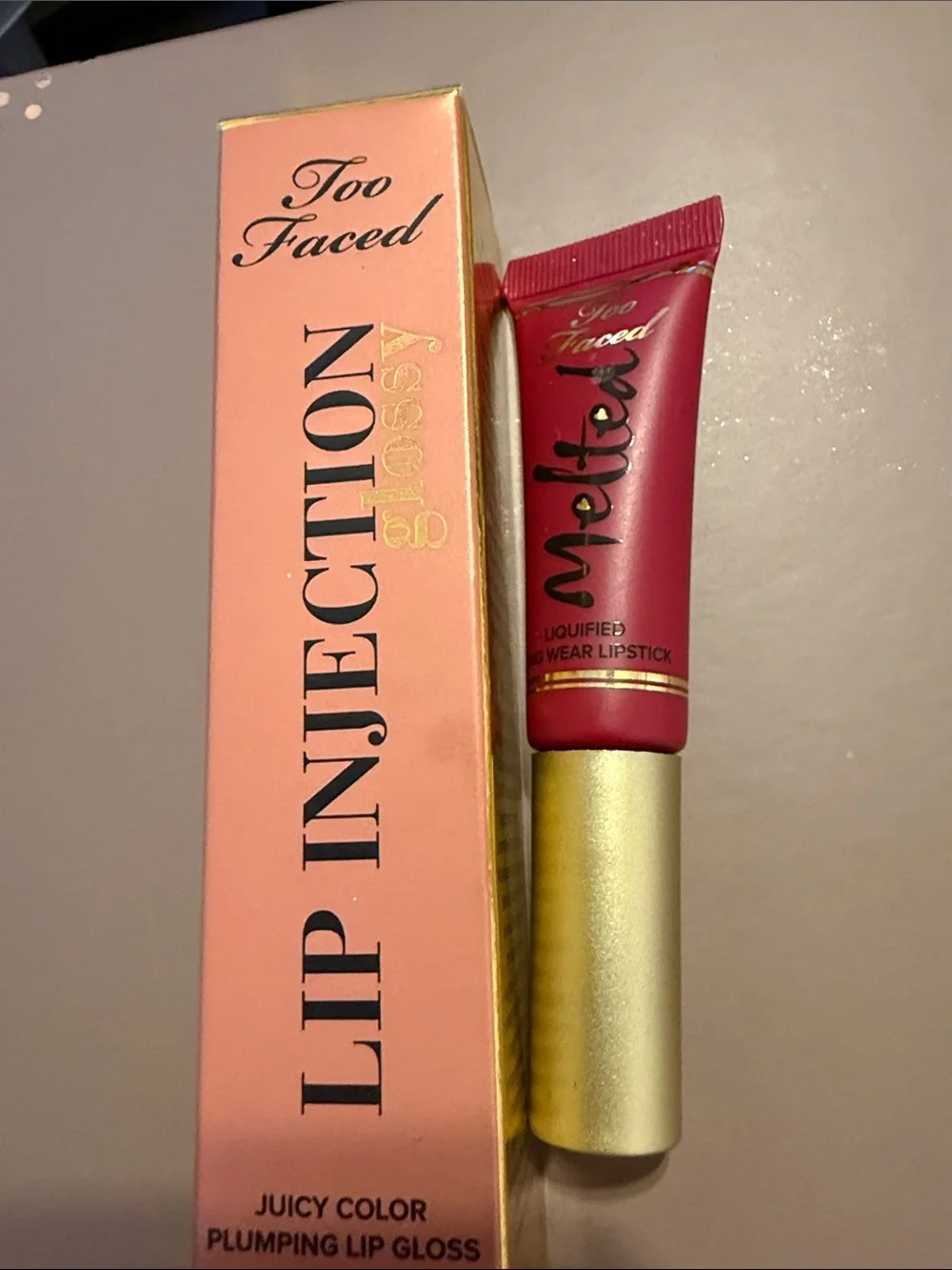 Too Faced Lip Injection Glossy Plumping Lip Gloss - Peachy Nude